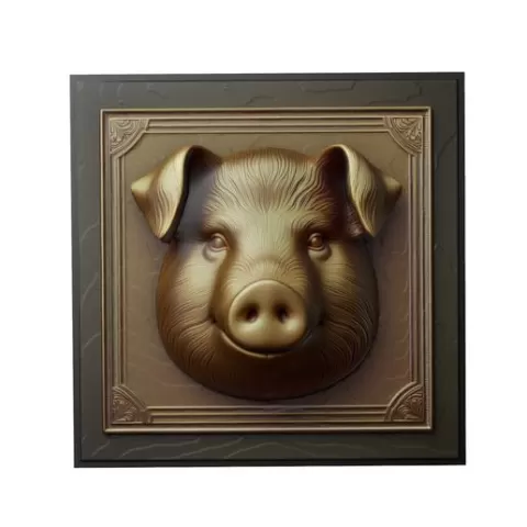 Boar Animal Relief