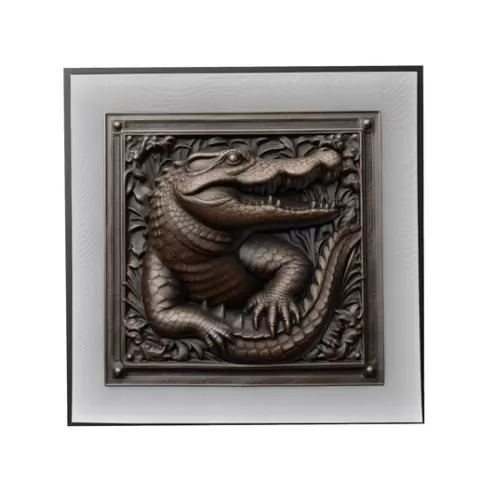 Crocodile Animal Relief
