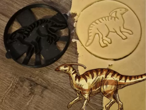 Emporte pièce Biscuit - Dino - Parasaurolophus