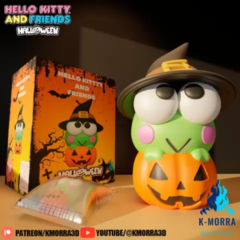 Keroppi Halloween (solid version)