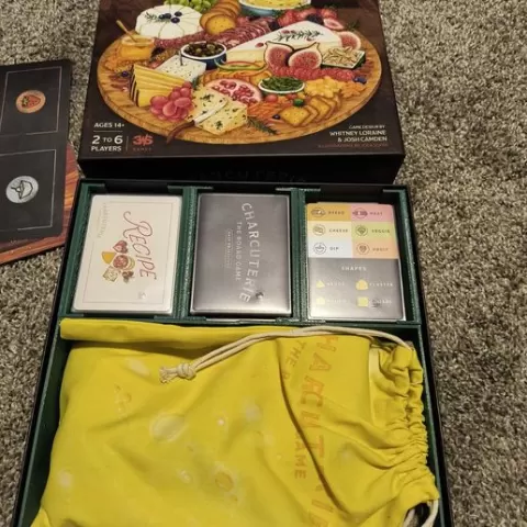 Charcuterie board game insert & organizer