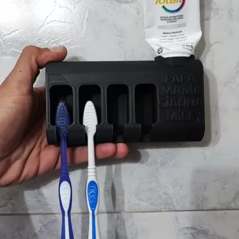 Porta Cepillos de dientes y pasta dental