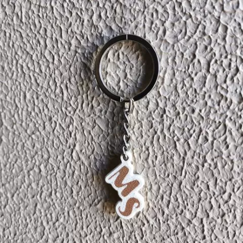 M and S Initials Keychain