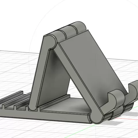 “Foldable / Adjustable / Compact” Foldable Adjustable Phone & Tablet Stand (Dual Hinge, Compact Design, 3D Printable STL)