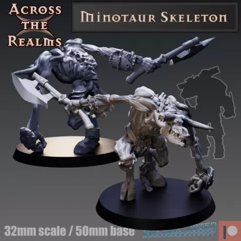 Minotaur Skeleton by Across the Realms