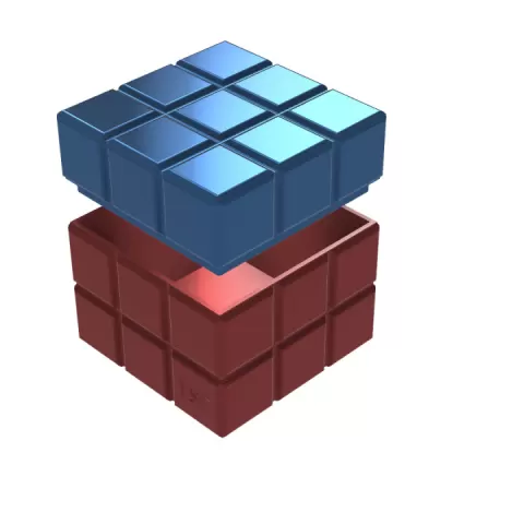 3D Cube Box by Thiago Facchini
