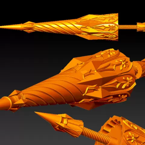 Knight's spear by Action Figure Fusion