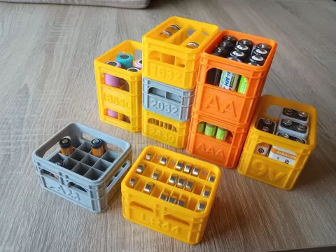 Stackable Beer Crate Battery Storage