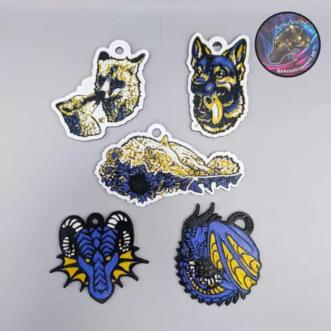 Illustrated Keychains