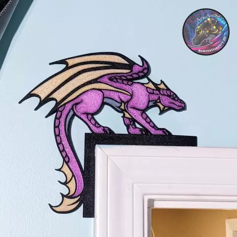 Illustrated Wall Dragon