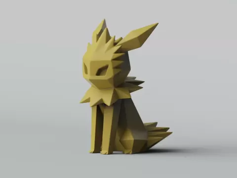 Low-poly Jolteon