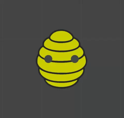 Bee Hive Button 1.stl