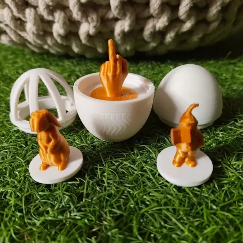Modular Surprise Egg with Locking System