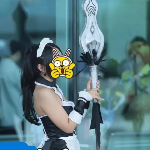 league of legend french maid nidalee spear (for cosplay)