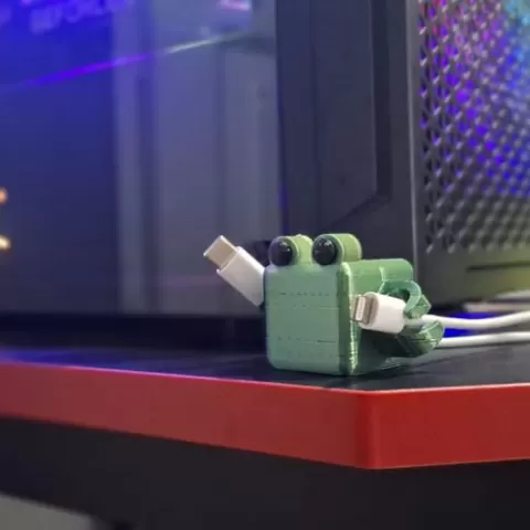 Froggy Cable Holder 🐸 ( link in desc )