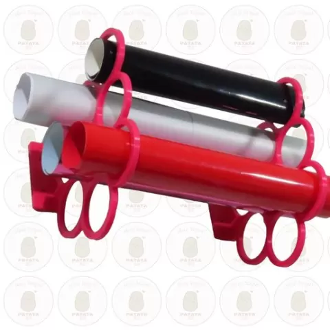Organizador Porta Rollos de Vinilos carton folios Para Pared