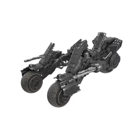 Heavy Tactical Combat Trike - Sci-Fi Armored Interceptor (PBR)