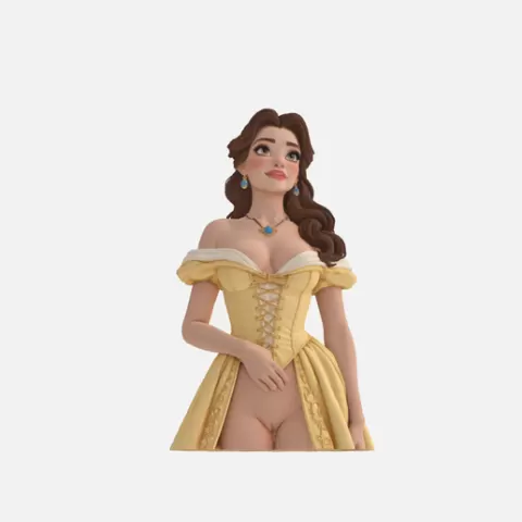 Belle Fantasy Beauty and the beast Princess Collector Figure – Elegant Ballroom Edition