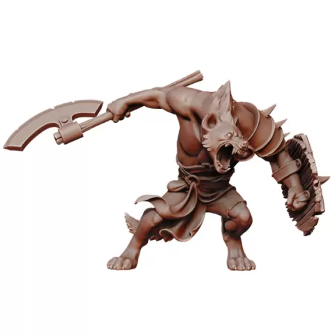 Gnoll Warrior by Manuel Boria