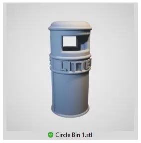 Circle bin model