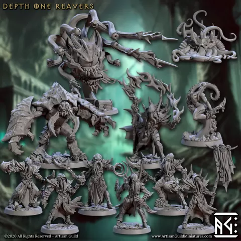 Depth One Reavers (Complete Set 04) by Artisan Guild