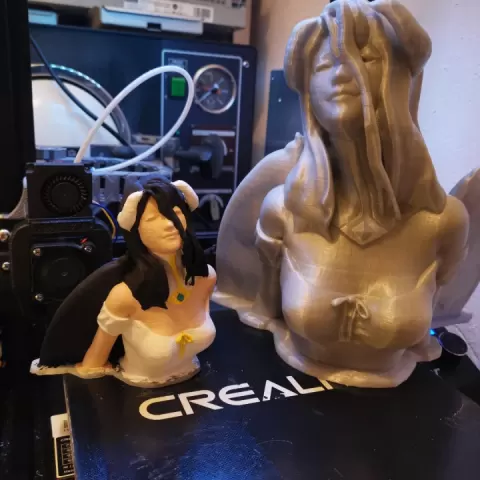 Albedo bust from overlord by void null