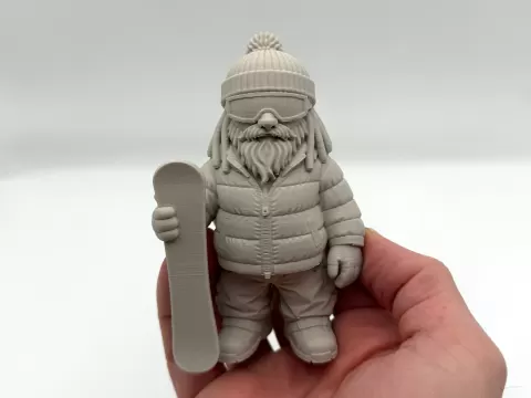 Snowboard Garden Gnome
