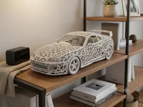 Voronoi Supra 3D Print: Fast & Furious Scale