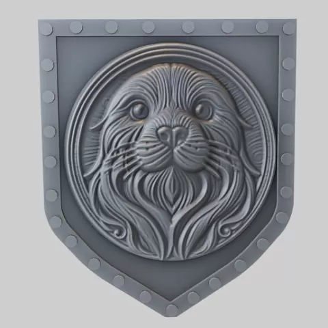 Seal pup Animal Wall Art Seal pup Animal Bust for CNC Router Laser & 3D Printer