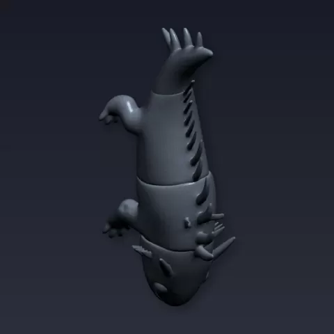 Articulated Axolotl Toy — Print in Place Fidget Toy | STL File for 3D Printing