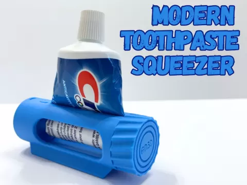 Ergonomic Ratcheted Toothpaste Squeezer