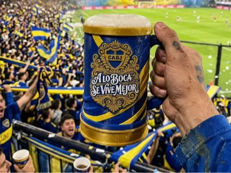 Parche Chop Logo a lo Boca Fileteado Porteño CABJ