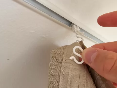S-Hooks for Discontinued IKEA Curtain Rail