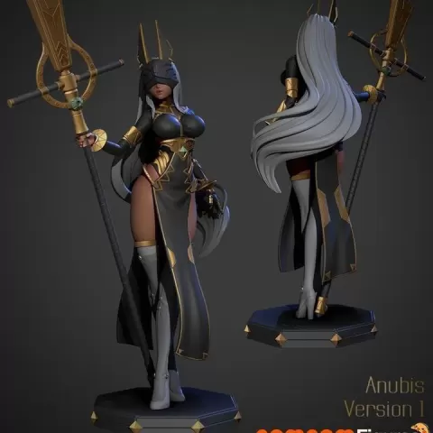 Desert Jackal Guardian - Version 1 by Nomnom Figures