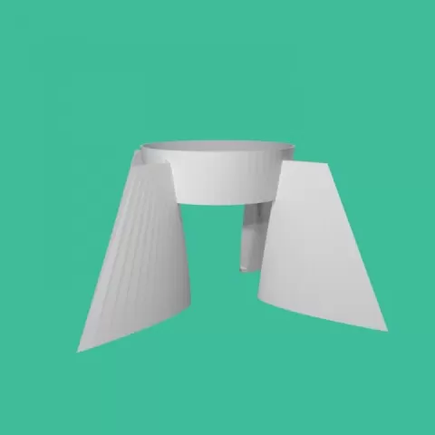Rocket fin picnic cup stabiliser #Tinkerfun by Vgregory