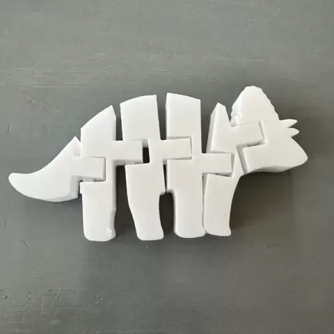 Cute Flexi Triceratops - TrashyPrinting