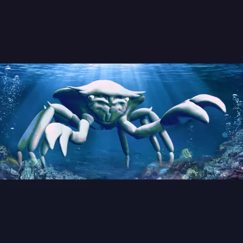 Karkinos - Giant Crab Monster Creature from the Dark Corners of the Sea