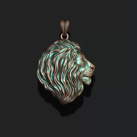 lion pendant 3D print model