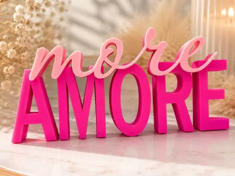 more Amore - Dekoschild