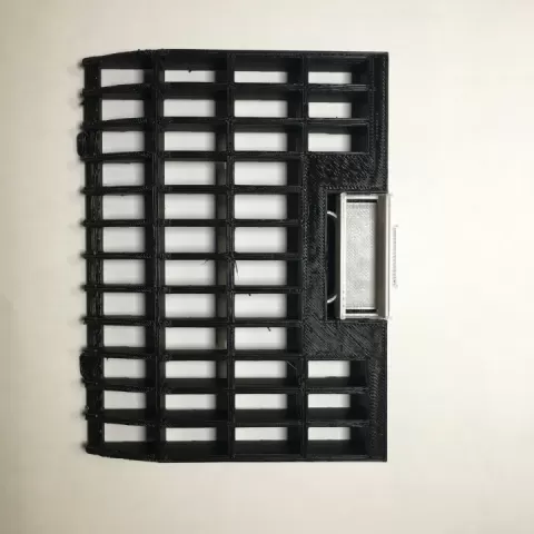 Vacuum cleaner exhaust filter cover by MyMiniFactory Spare Parts