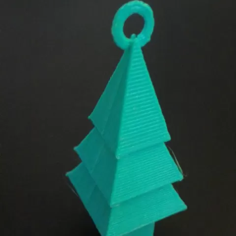 Simple Christmas Tree Ornament by Michael Inger