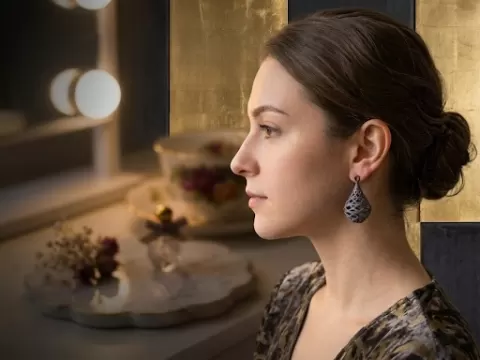 Elegant Lattice Drop Earrings-Lightweight Jewelry