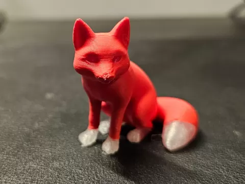 Kitsune fox sculpture