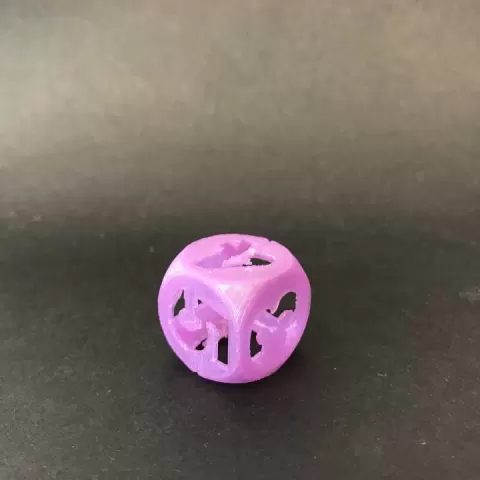 Transparent Dice by Halisson Santos