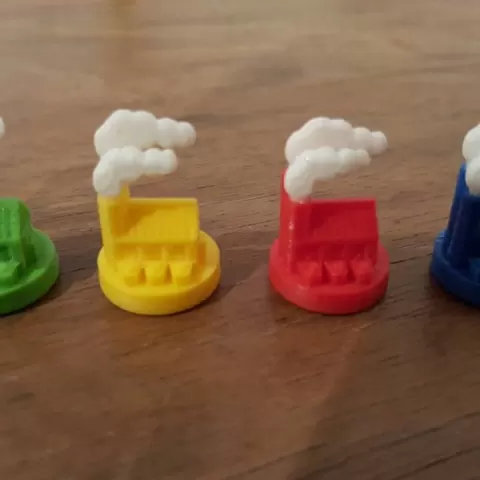 Factories on Catan (variant: settler of catan) by Moe Zarrella