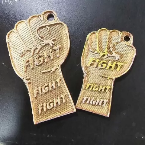 Trump fight fight fight keychain, Trump 2024, Political keychain