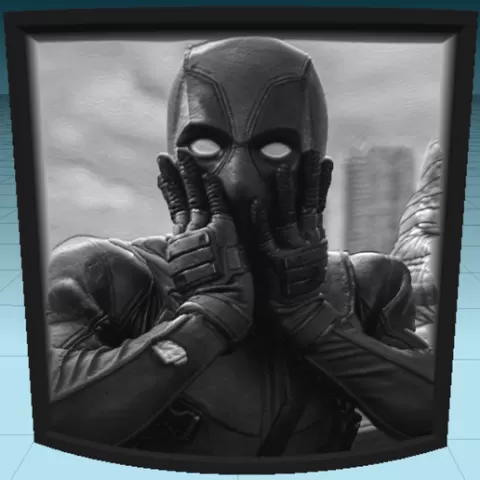 Litofania Deadpool