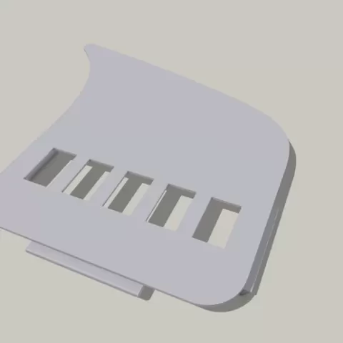 E36 Center Dash Panel Vent Delete 5 Switches