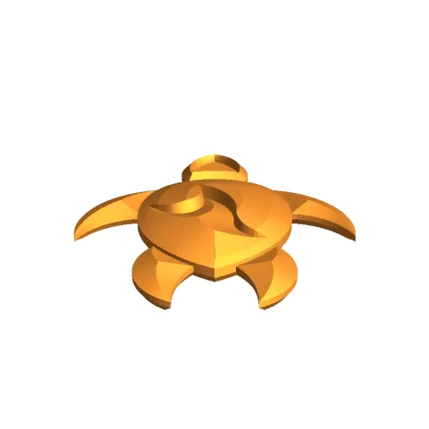 Sea Turtle Keyring - thatmattguy