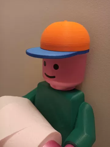 chapeaux et cheveux (hair and caps) Lego toilet holder - Perceval17